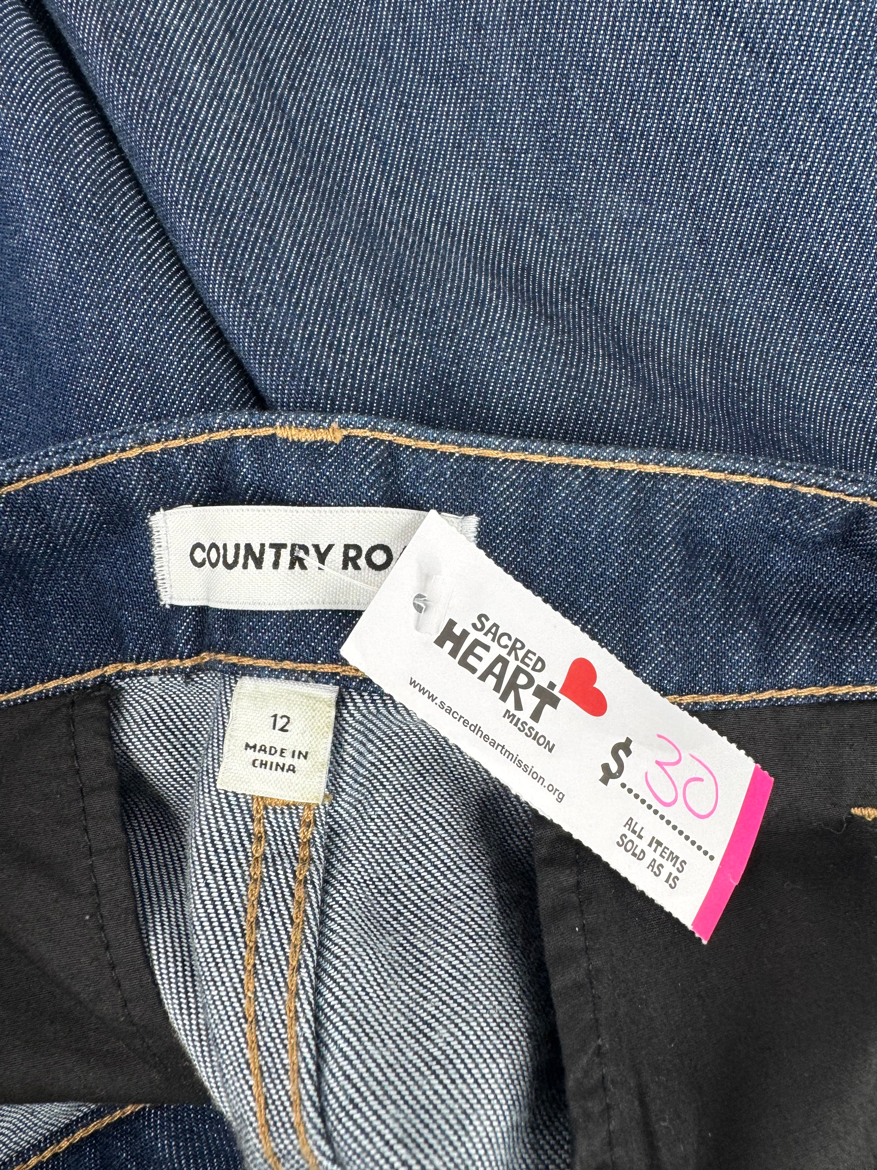 Country Road Denim Look Blue Maxi Skirt - AU12