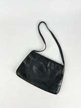 Vintage Cellini Black & Snakeskin Pattern Bag