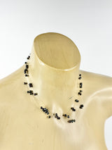 Dyed Purple Pearl Necklace with 14ct Clasp