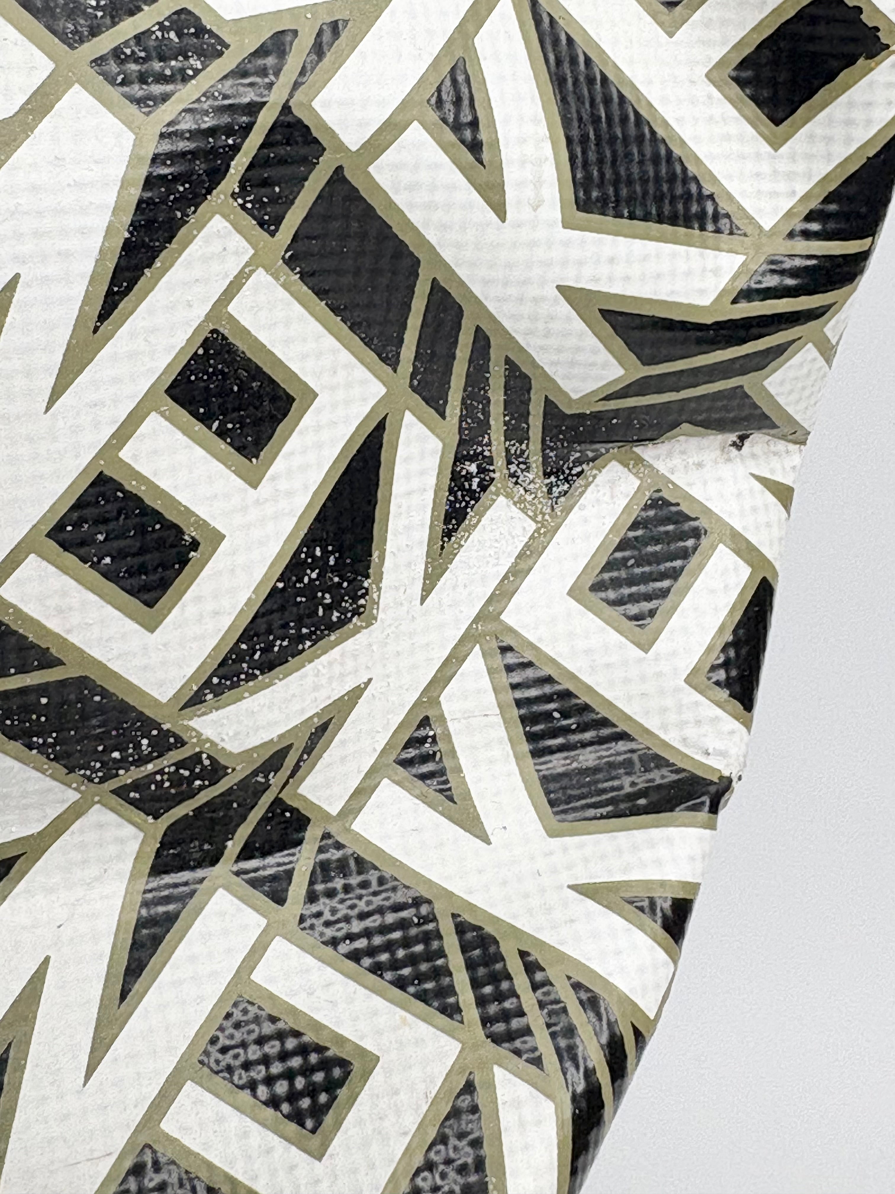 Kenzo Black & White Flying Logo PVC Tote Bag