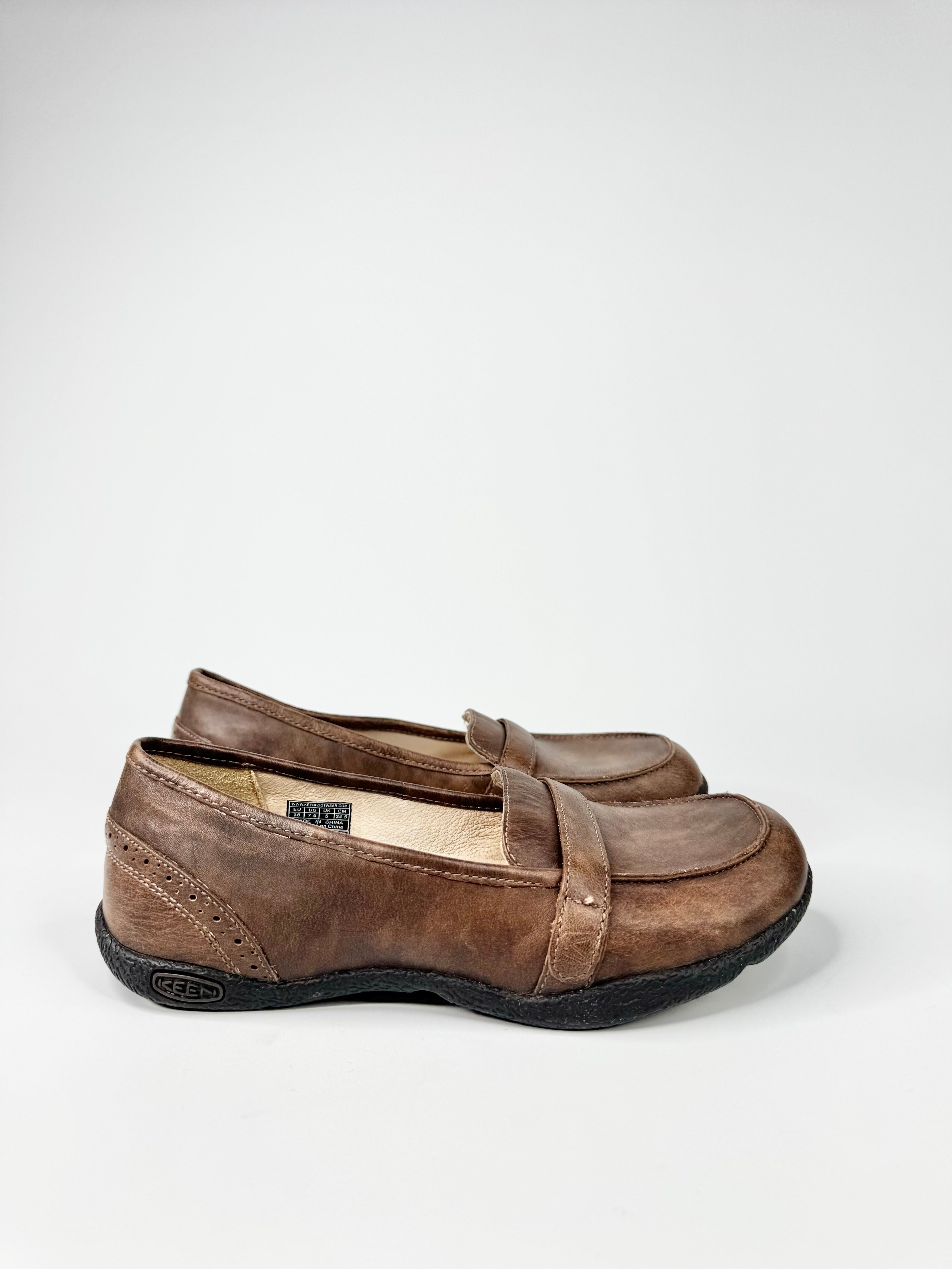 KEEN Brown Comfy Slip-on Shoes - EU38