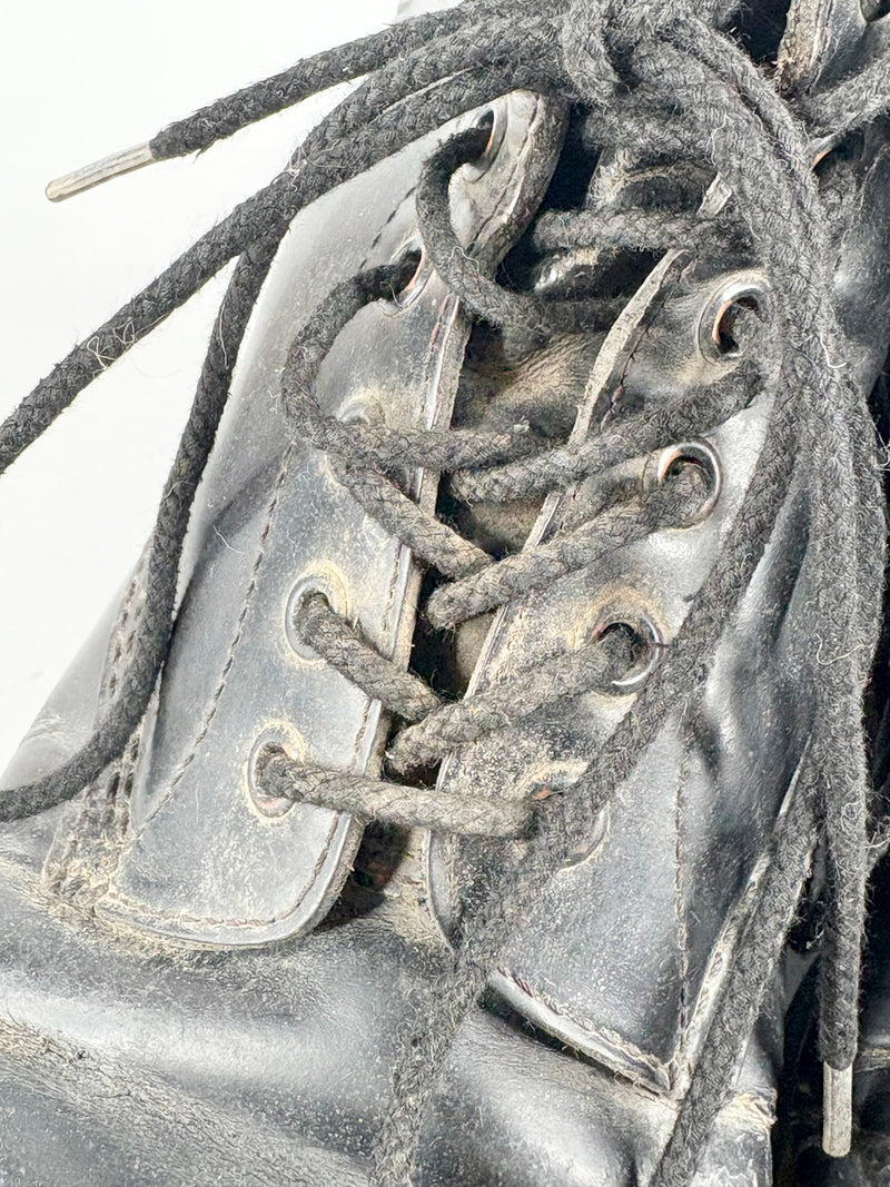 Dr. Martens Black Leather 8-Eye Lace Up Boots - EU42