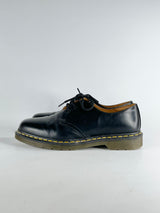 Dr. Martens Black Leather 3-Eye 1461 Lace Ups - EU43