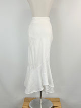 KitX x Witchery Pure White 'Bias Fonda' Skirt - AU4/6