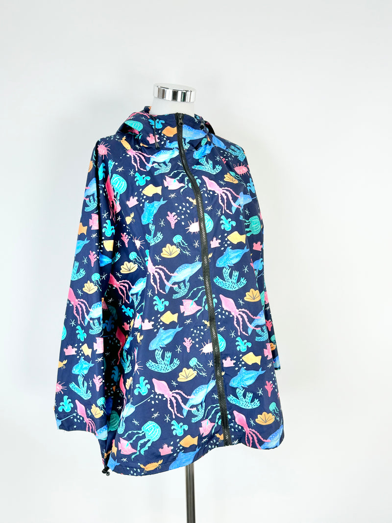 Monster Threads Blue Ocean Animal Raincoat - AU10/12/14