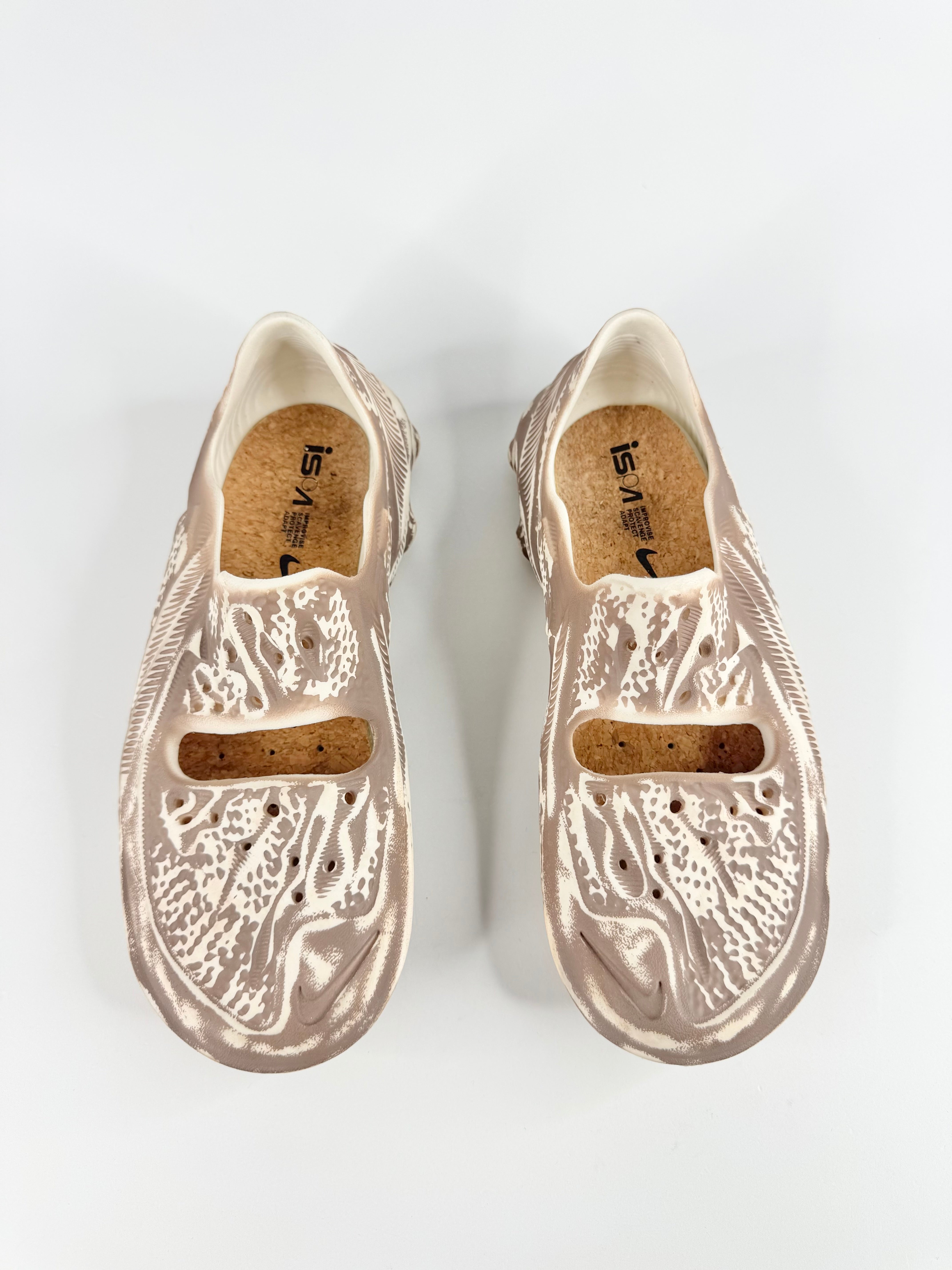 Nike ISPA Universal Natural Brown Slide Foam Clay Stone Mist Sandal - 10