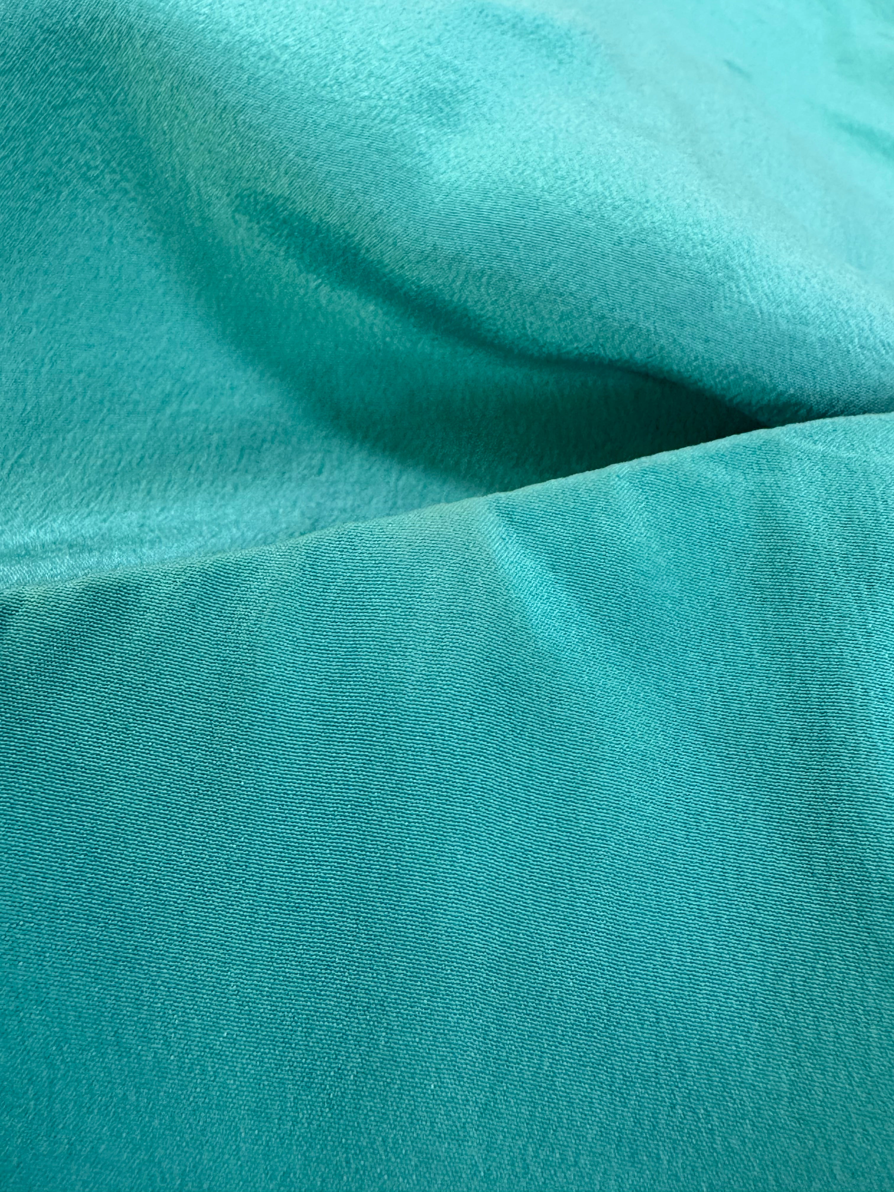 Zimmermann Aqua Off Shoulder Grecian Silk Mini Dress - AU8/10