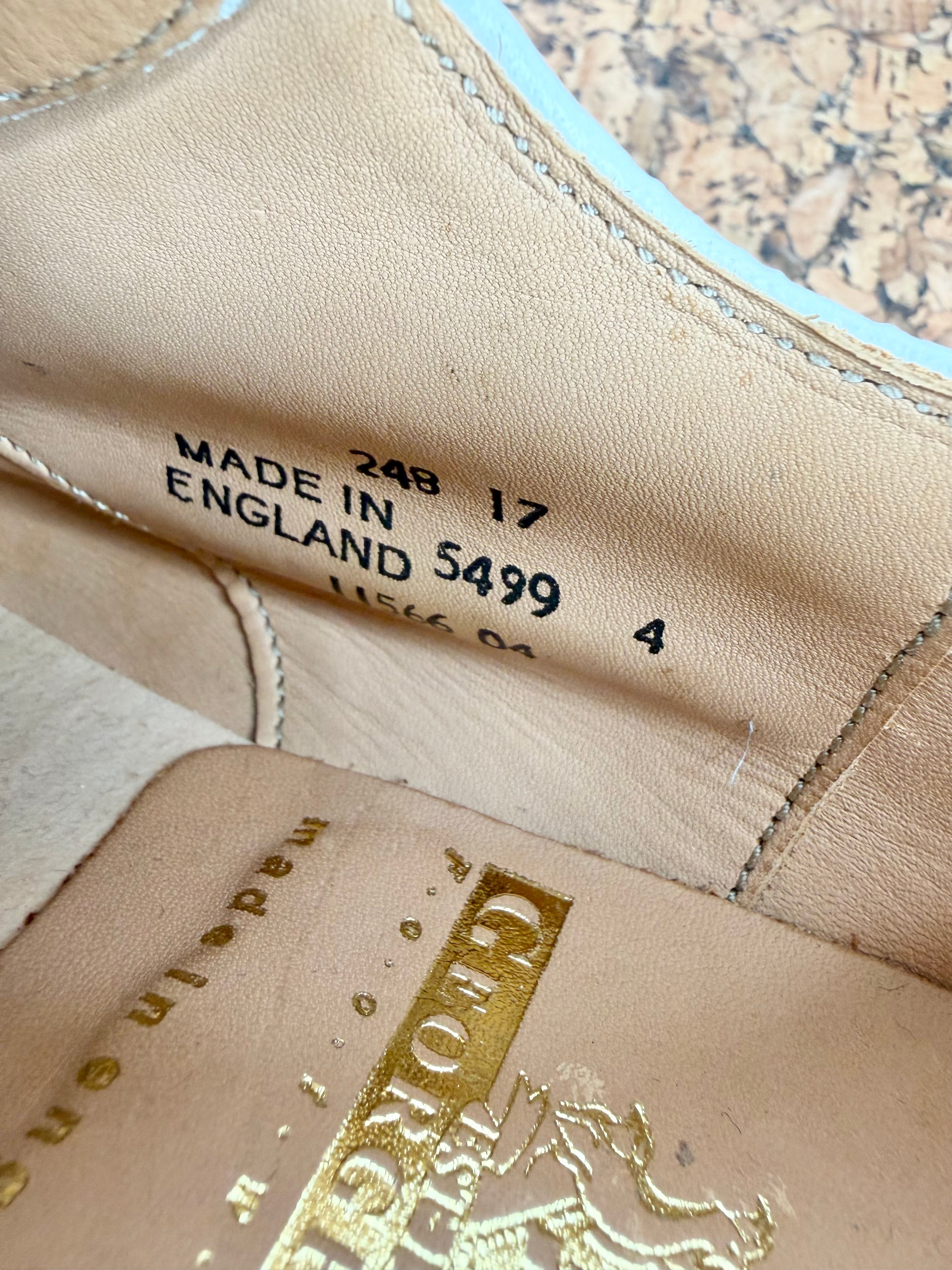 Purified x George Cox Switch Design Gum Sole Leather Lace-up Shoes - EU38