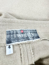Vintage Twiggy Wheaten Wide Leg Slacks - AU8