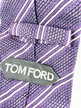 Tom Ford Purple Striped Silk Tie