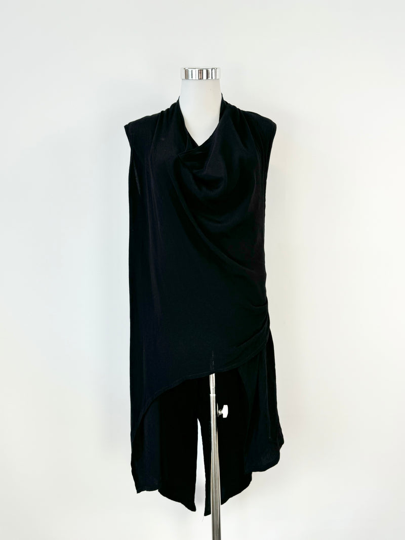 M. M. Sohn Black Crepe Dress -AU10