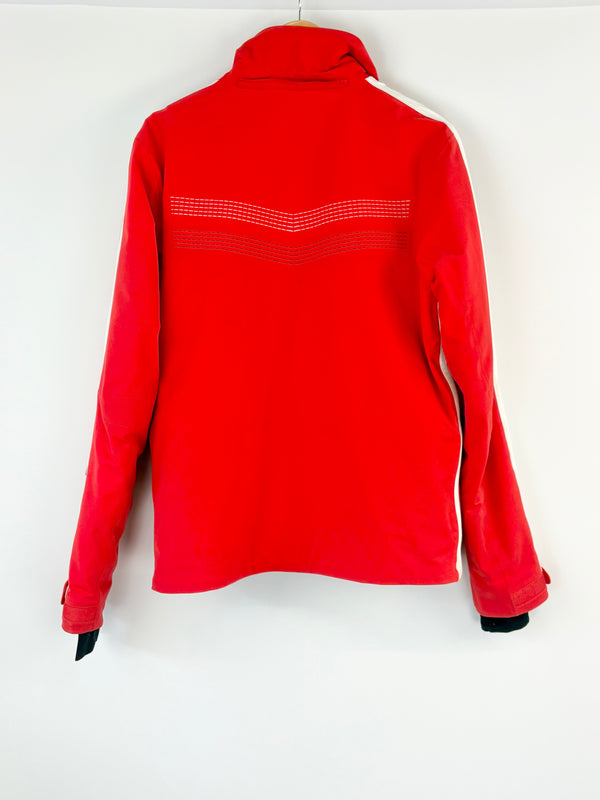 Toni Sailer Red & White Padded Ski Jacket - M