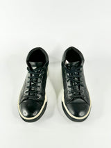 Lanvin Black Leather Sneakers - 6