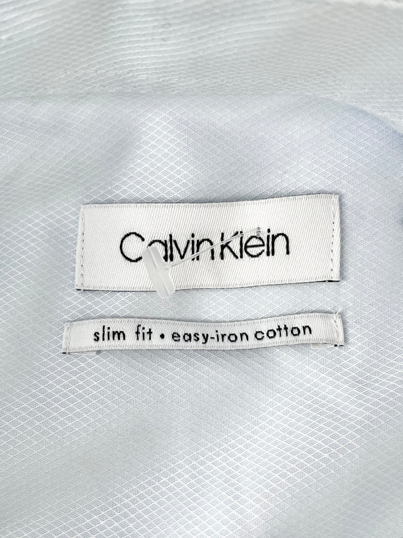 Calvin Klein White Slim Fit Business Shirt - XXL