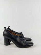 Conflict of Interest Black Leather Pumps - EU41