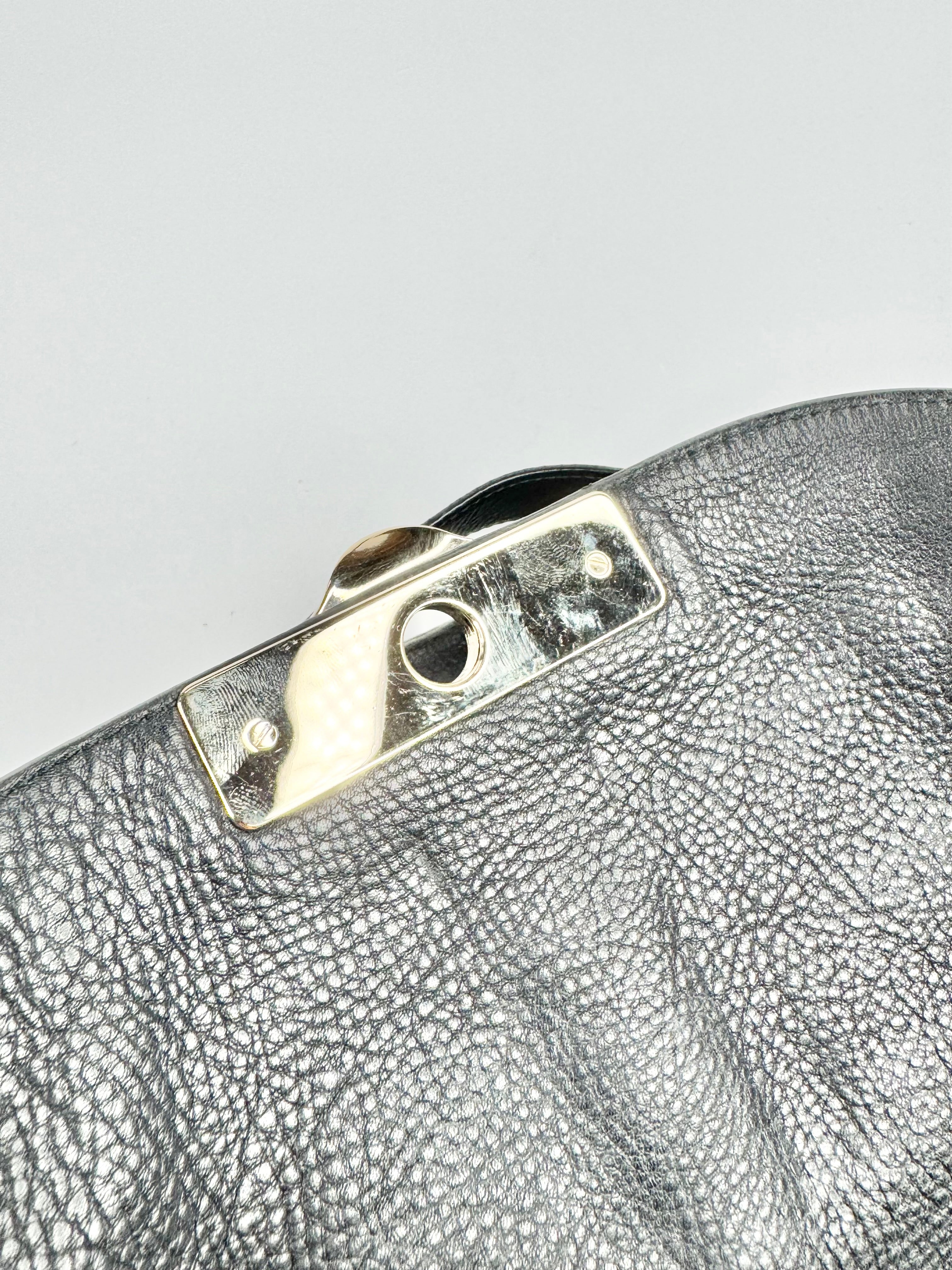 Bally Black Leather Shopper Shoulder Bag