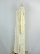 Kivari Ivory 'Claudia' Scoop Back Knit Dress - AU10