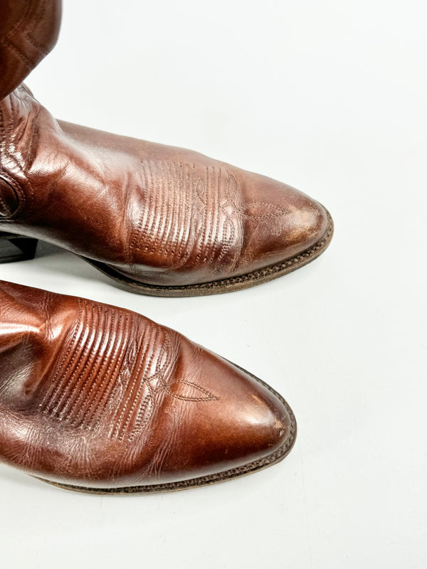 Vintage Dan Post Cowboy Boots - 7
