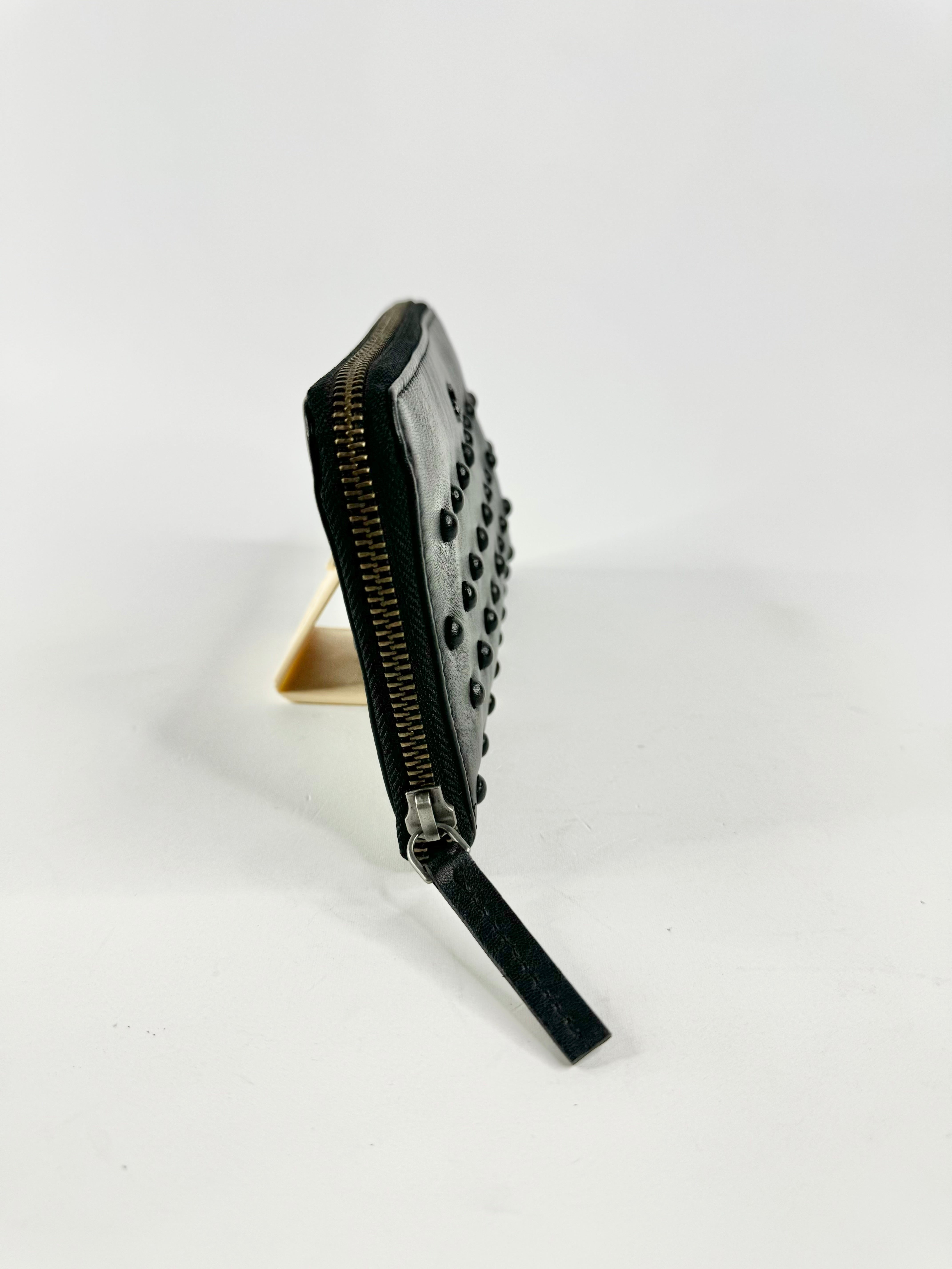 Elk Black Sable Large Studded Wallet NWT