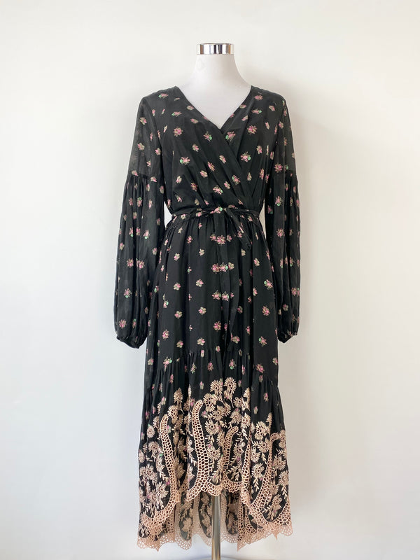Luxe Deluxe Summerbreeze Back Floral Midi Dress NWT - AU10