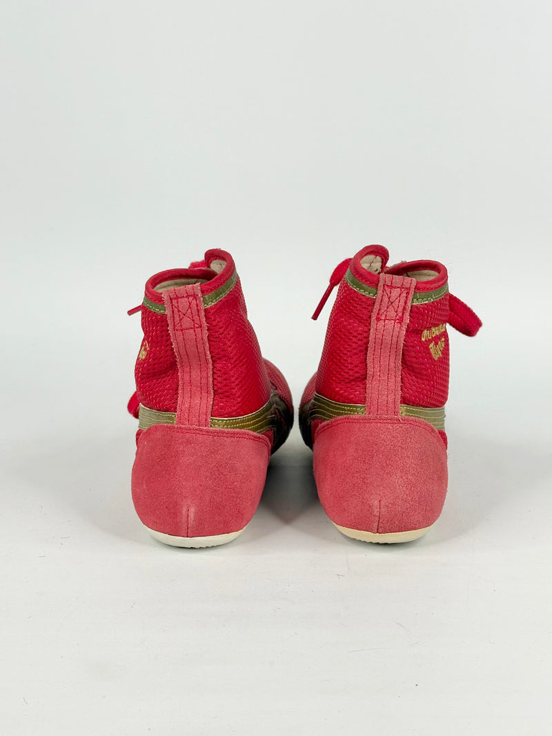 ASICS Onitsuka Tiger Red Wrestling Sneakers - EU35