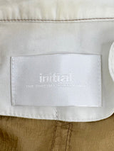 Initial Fashion Sheer Beige Nylon Coat - AU12