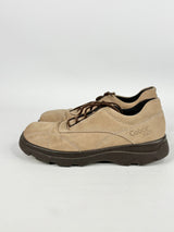 Gabor Jolly's Taupe Suede Lace Ups - EU37