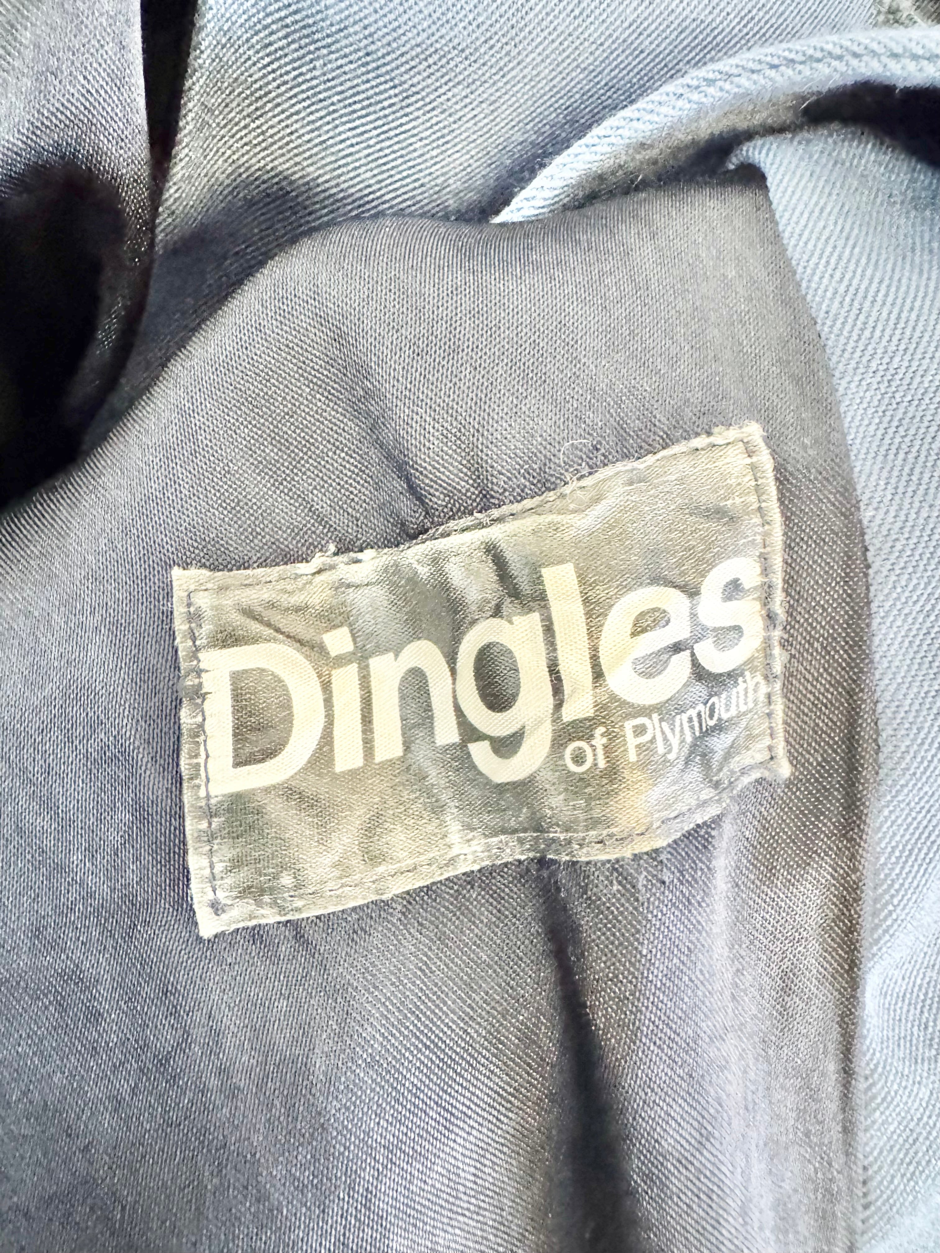 Vintage Burberry's Livid Blue Wool Blend Coat - L