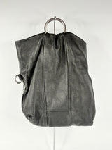 Company of Strangers Black Grained Leather Handbag