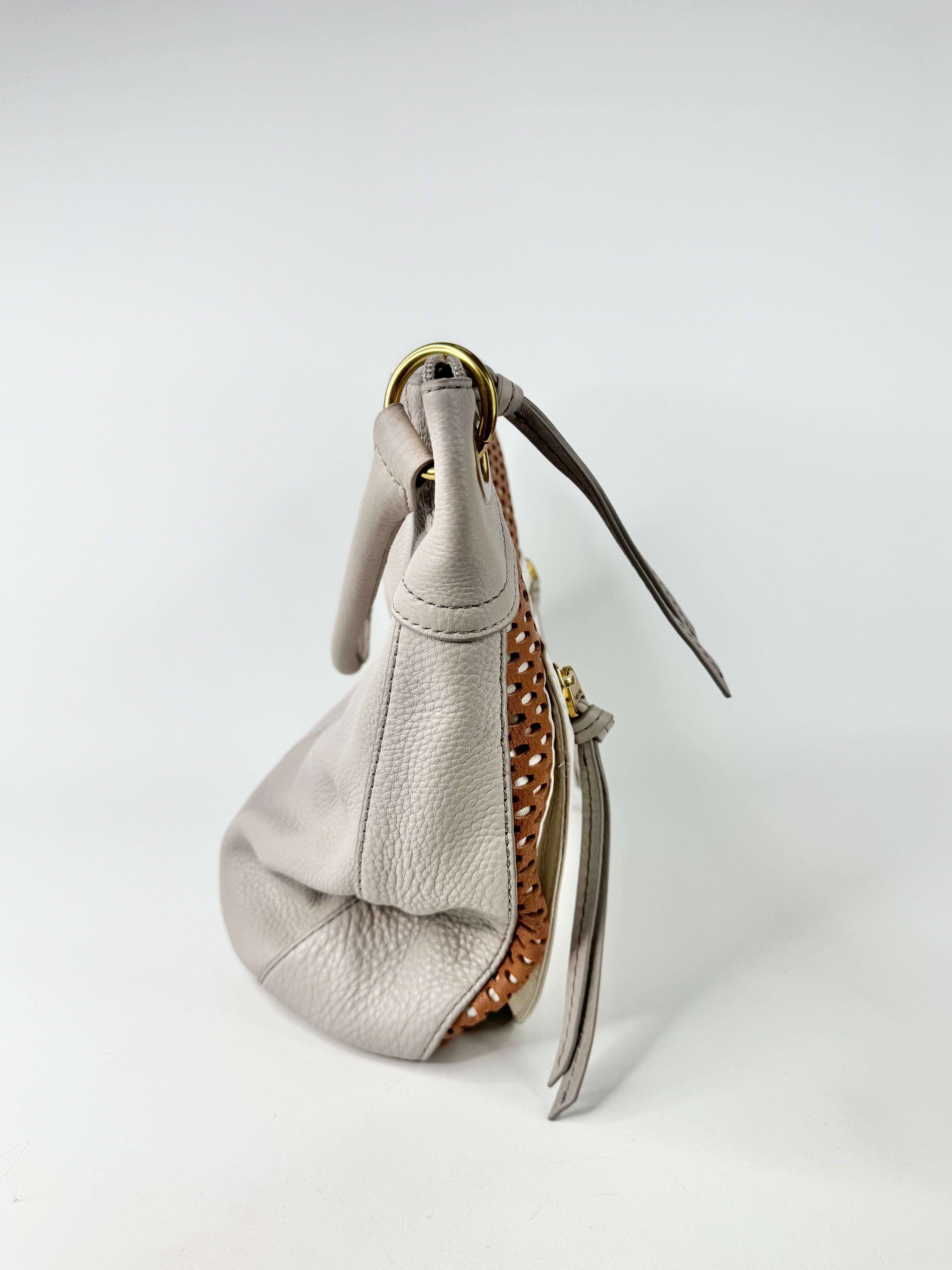 Fossil Taupe, Cream & Tan Shoulder Bag