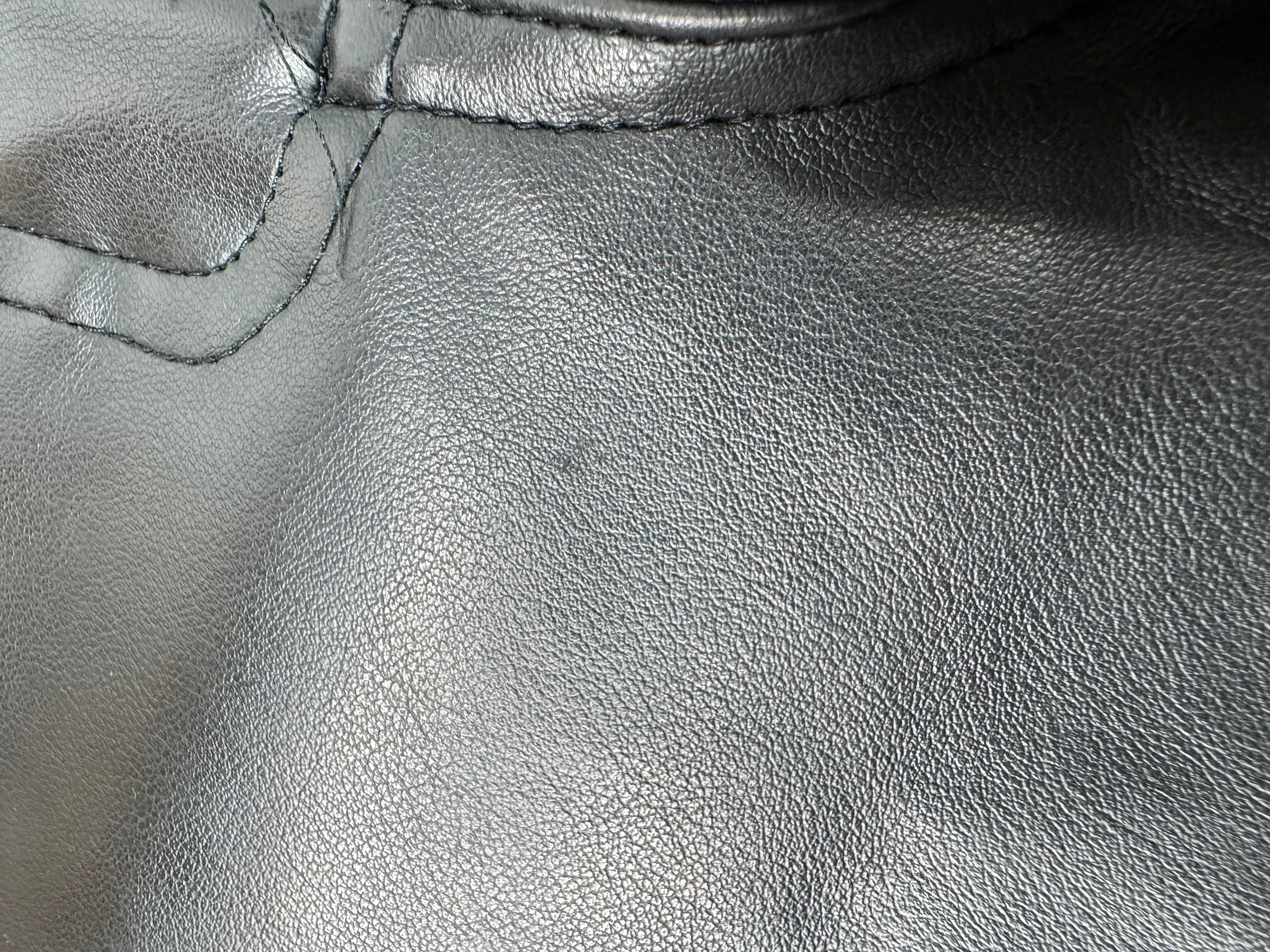 Joulian Black Leather Look Trousers - AU8/10