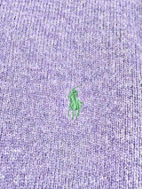 Vintage Polo by Ralph Lauren Heather Purple Lambswool Sweater - XXL
