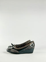 Cinzia Soft Slate Grey Wedges - EU39