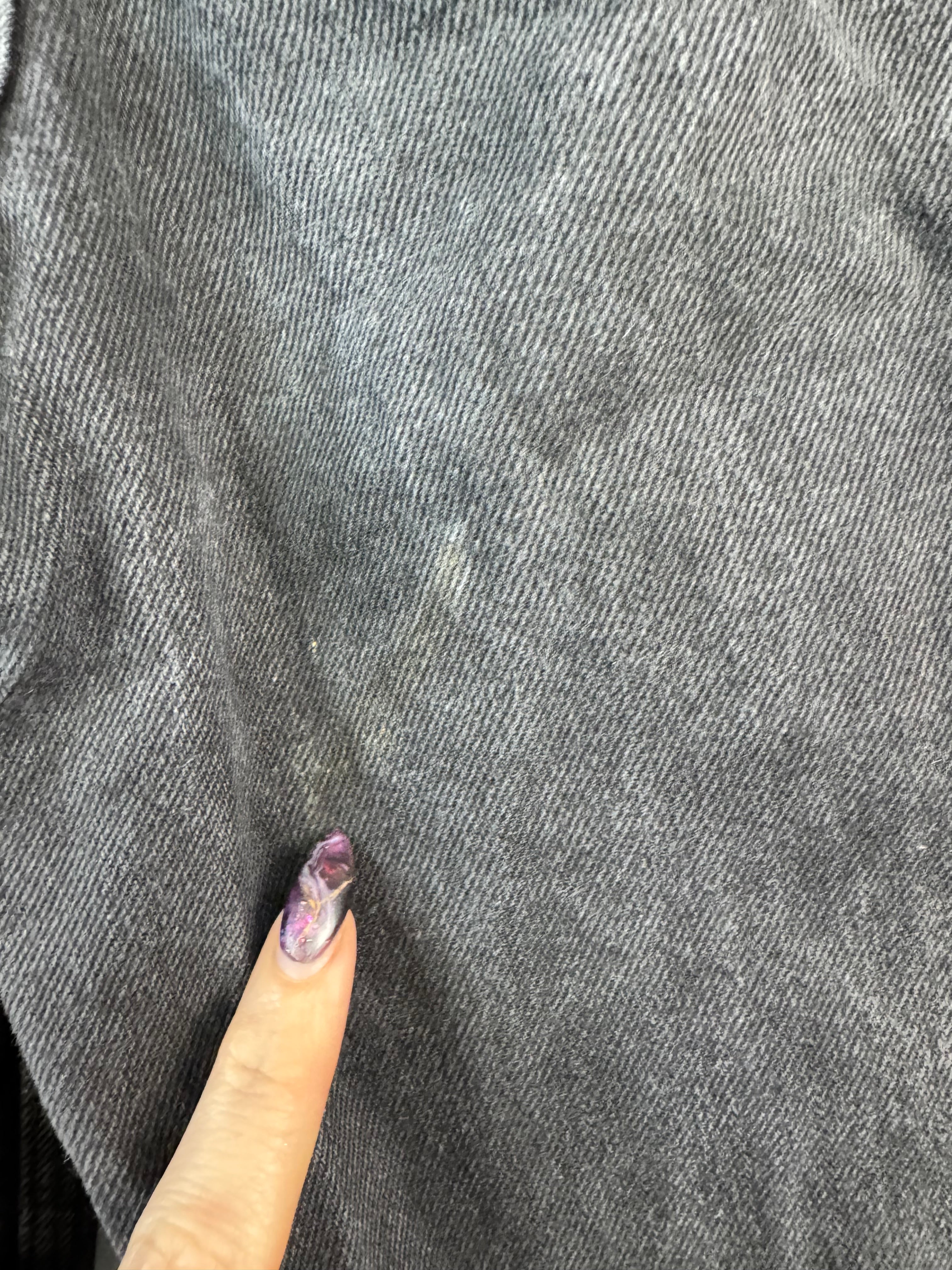 Alpha60 Grey Stone Washed High-Waisted Jeans - AU8