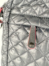 MZ Wallace Black Quilted Metro 13" Commuter Laptop Bag