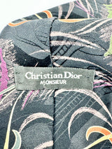 Christian Dior Monsieur Purple & Black Tie