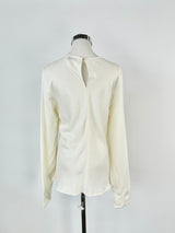 Banded Together Ivory Silk Blouse - AU10