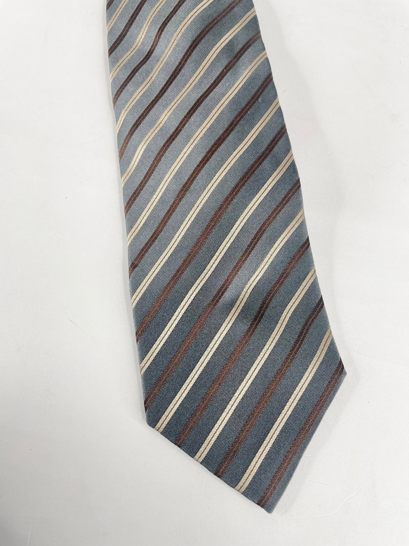 Giorgio Armani Spruce Striped Silk Tie