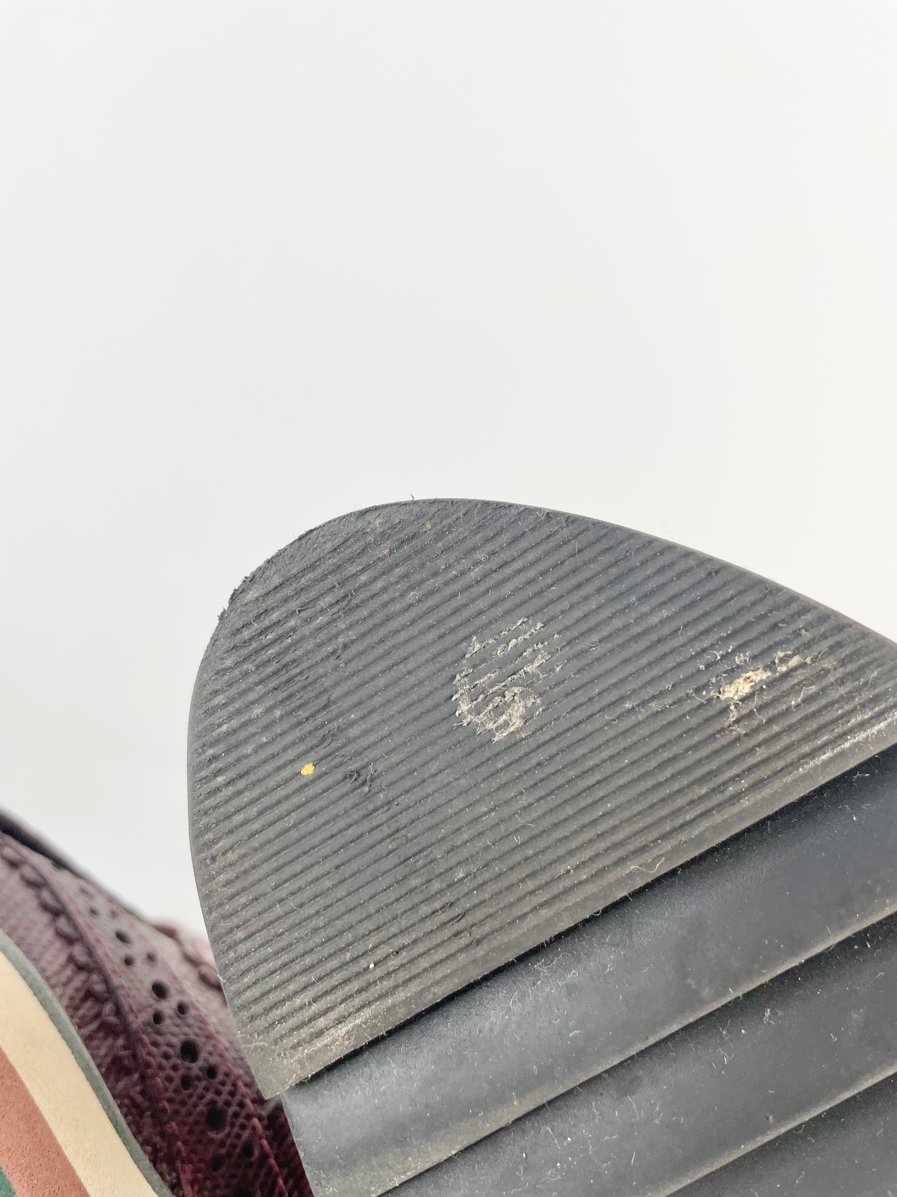 Zimmermann Maroon Platform Brogues - EU36