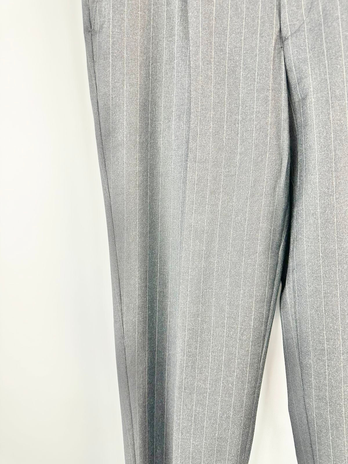 MFW Grey & Black Pinstriped Slacks - 43