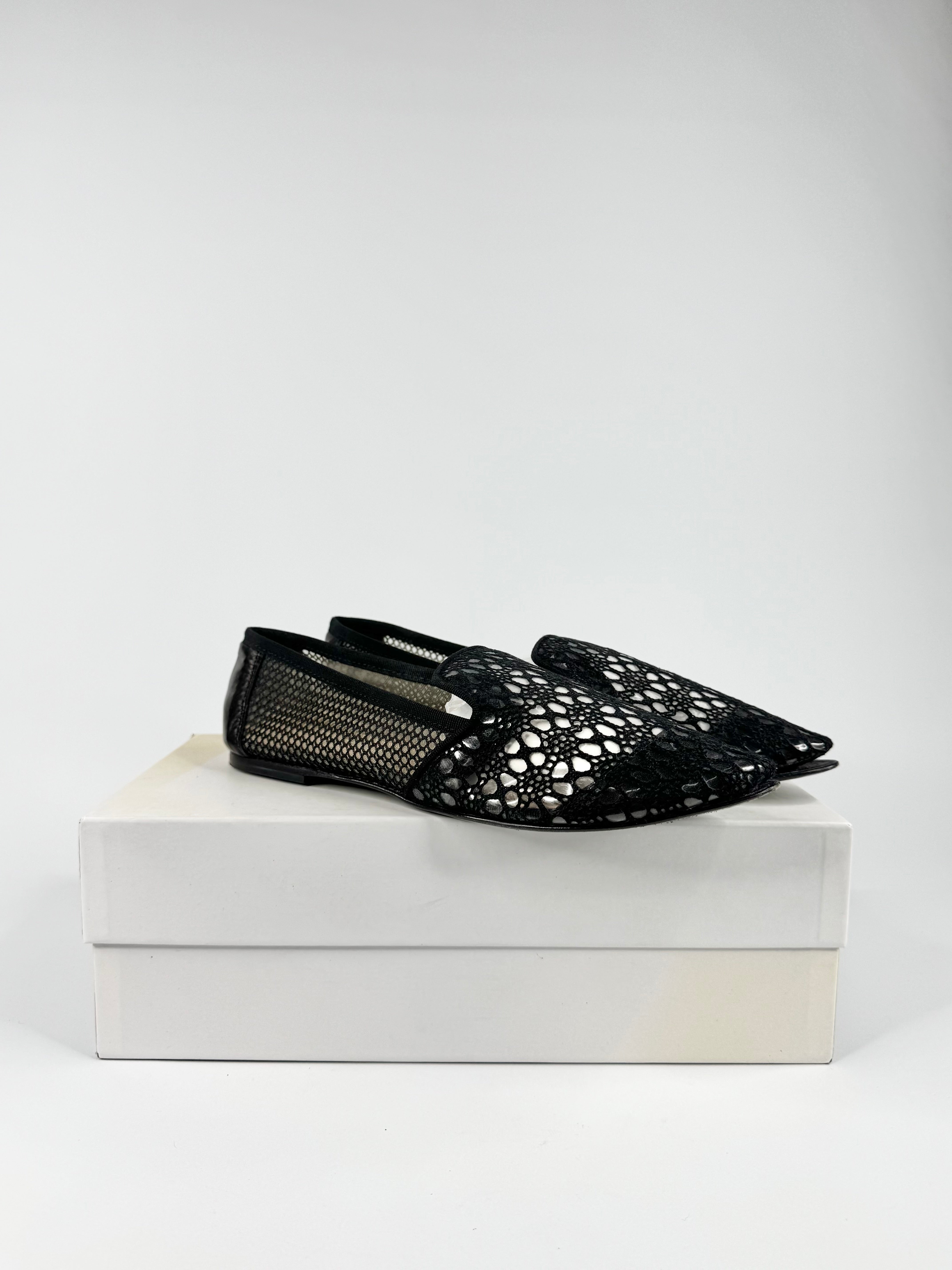 Moschino 'Cheap and Chic' Black Cutout Slipper - EU39