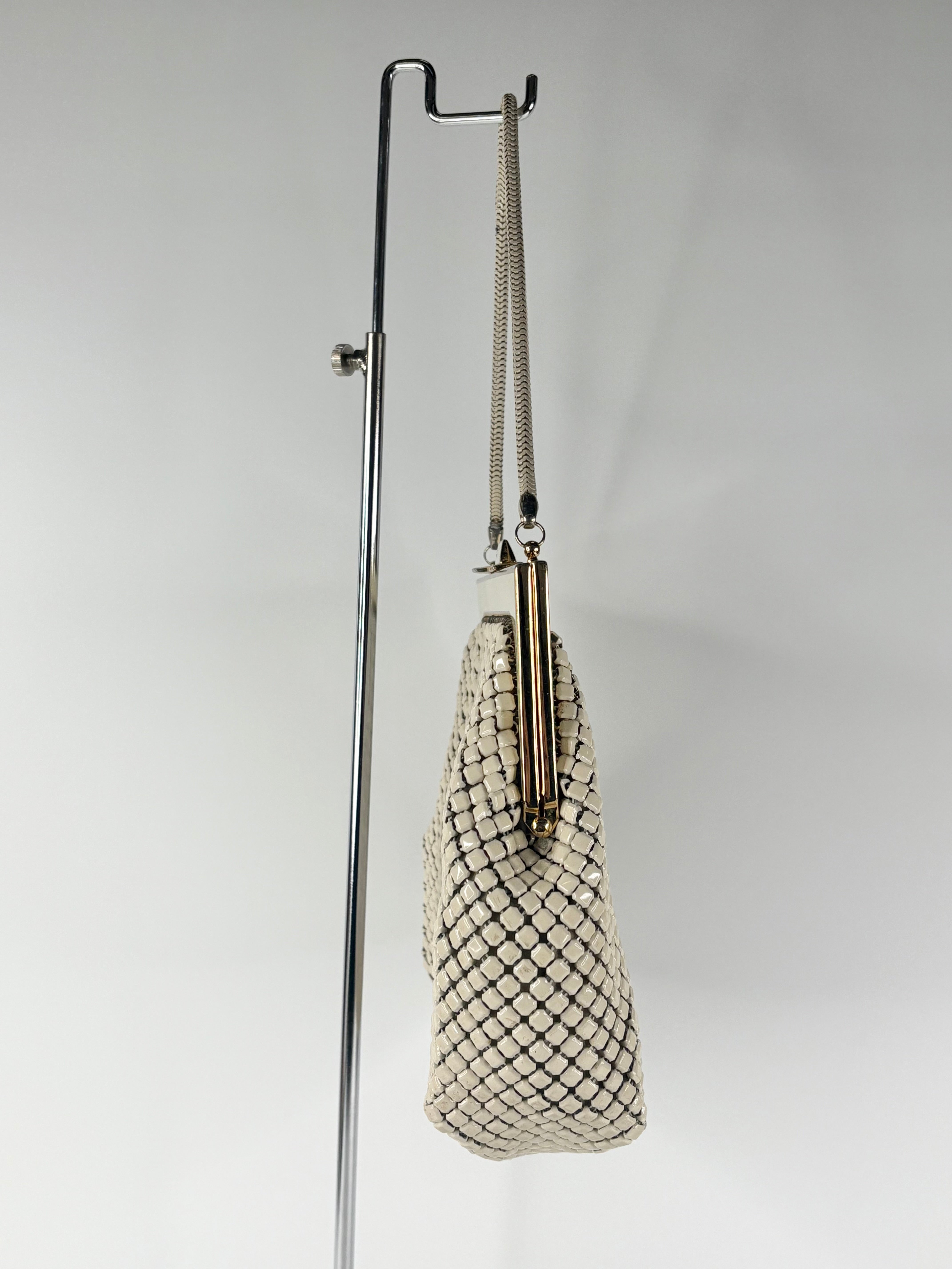 Vintage Off-White Glomesh Small Handbag