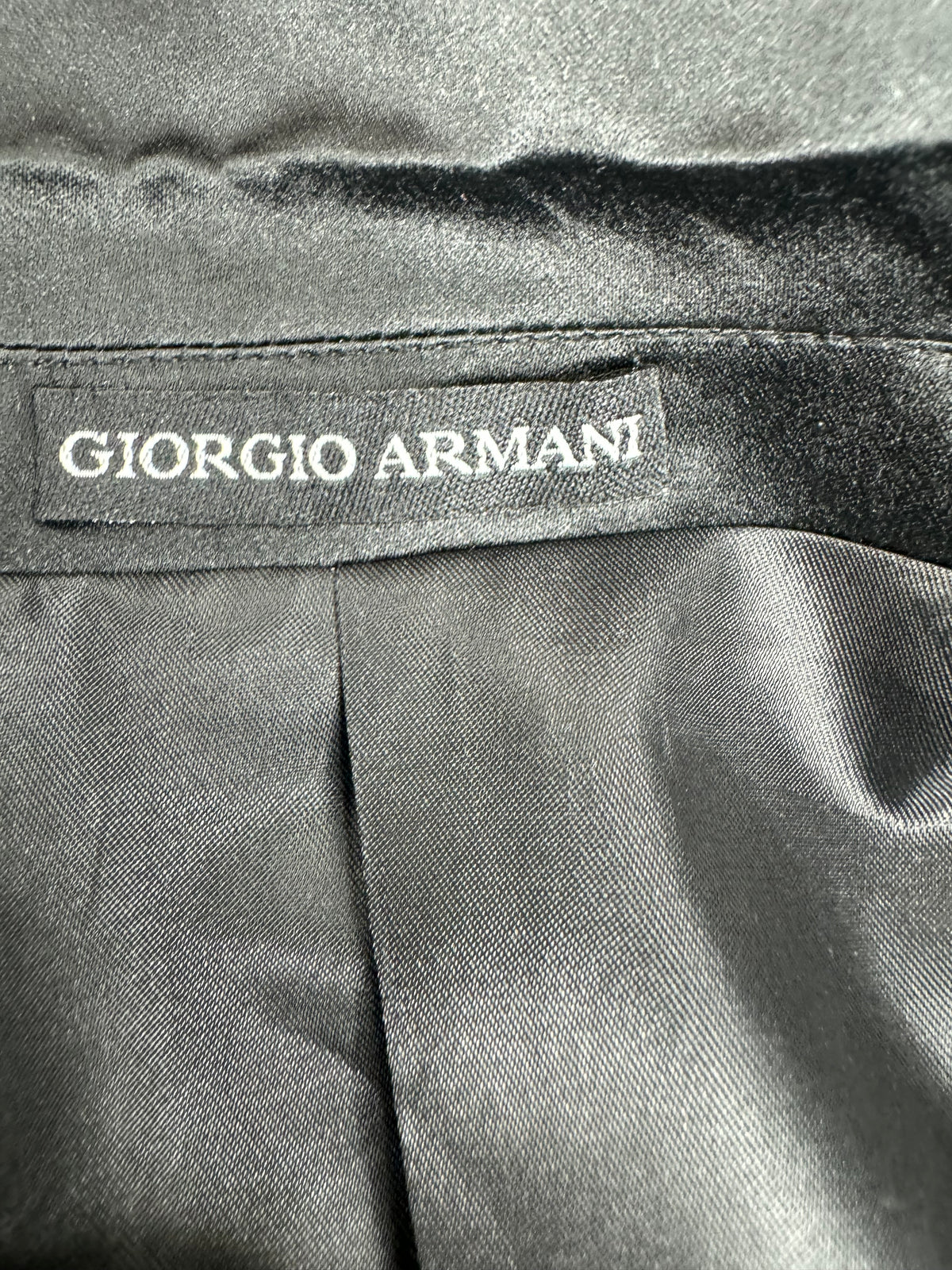 Vintage Giorgio Armani Black Suit - 52