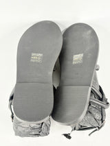 Asra Black Leather 'Sunnie' Strappy Sandals - EU40