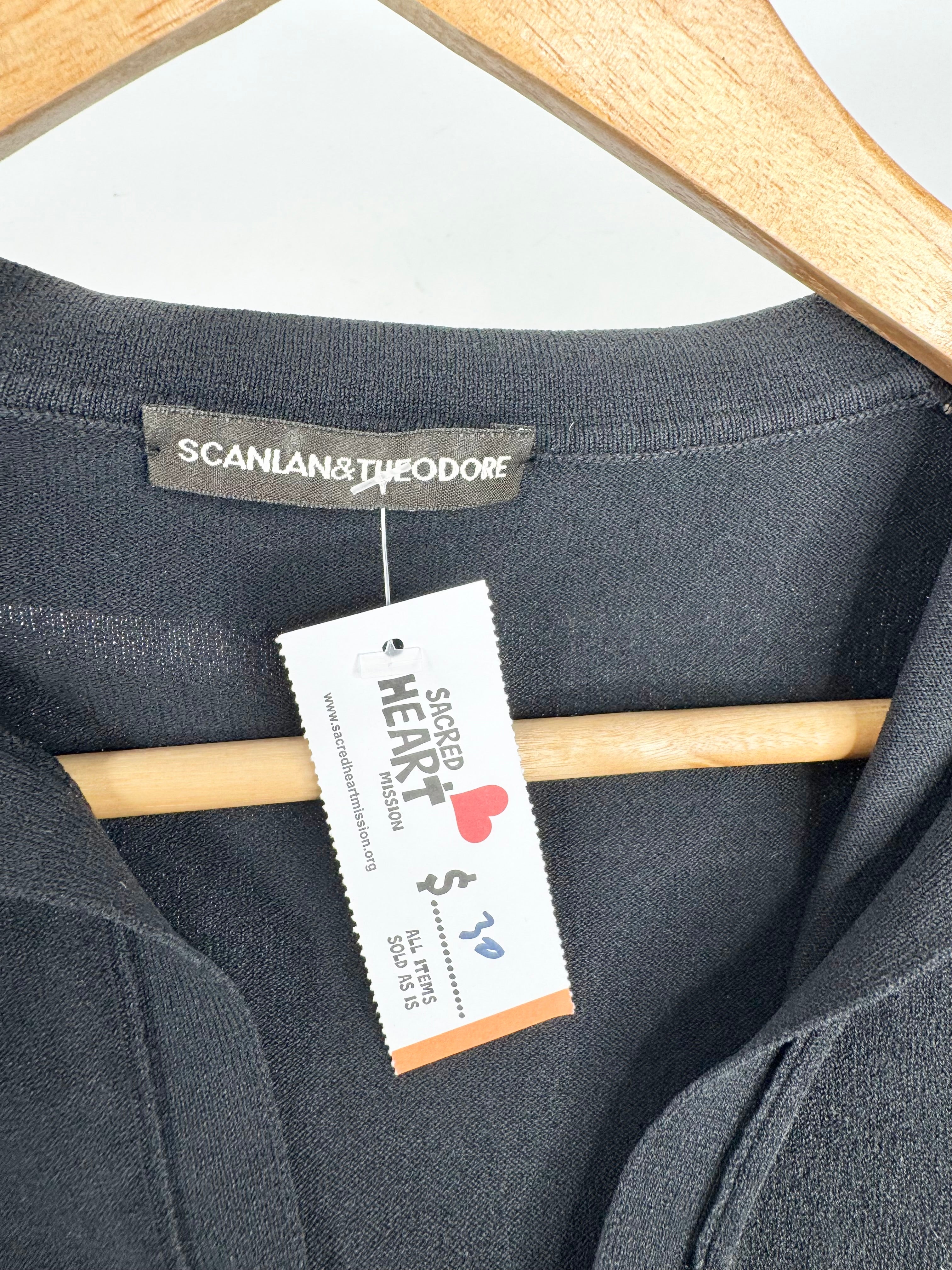 Scanlan & Theodore Black Collared Dress - AU10