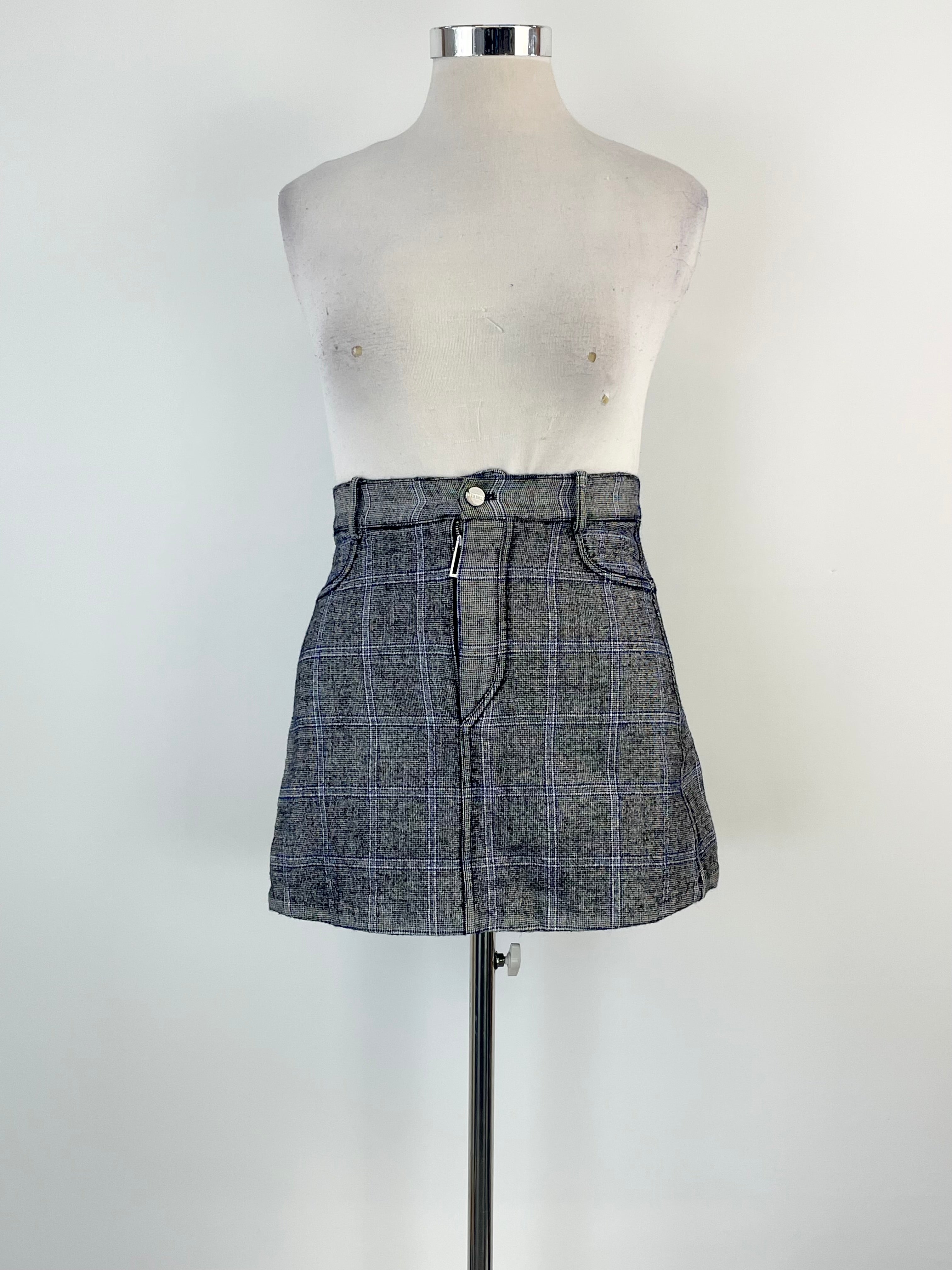 Dion Lee Tweed Wool-Blend Mini Skirt - AU14