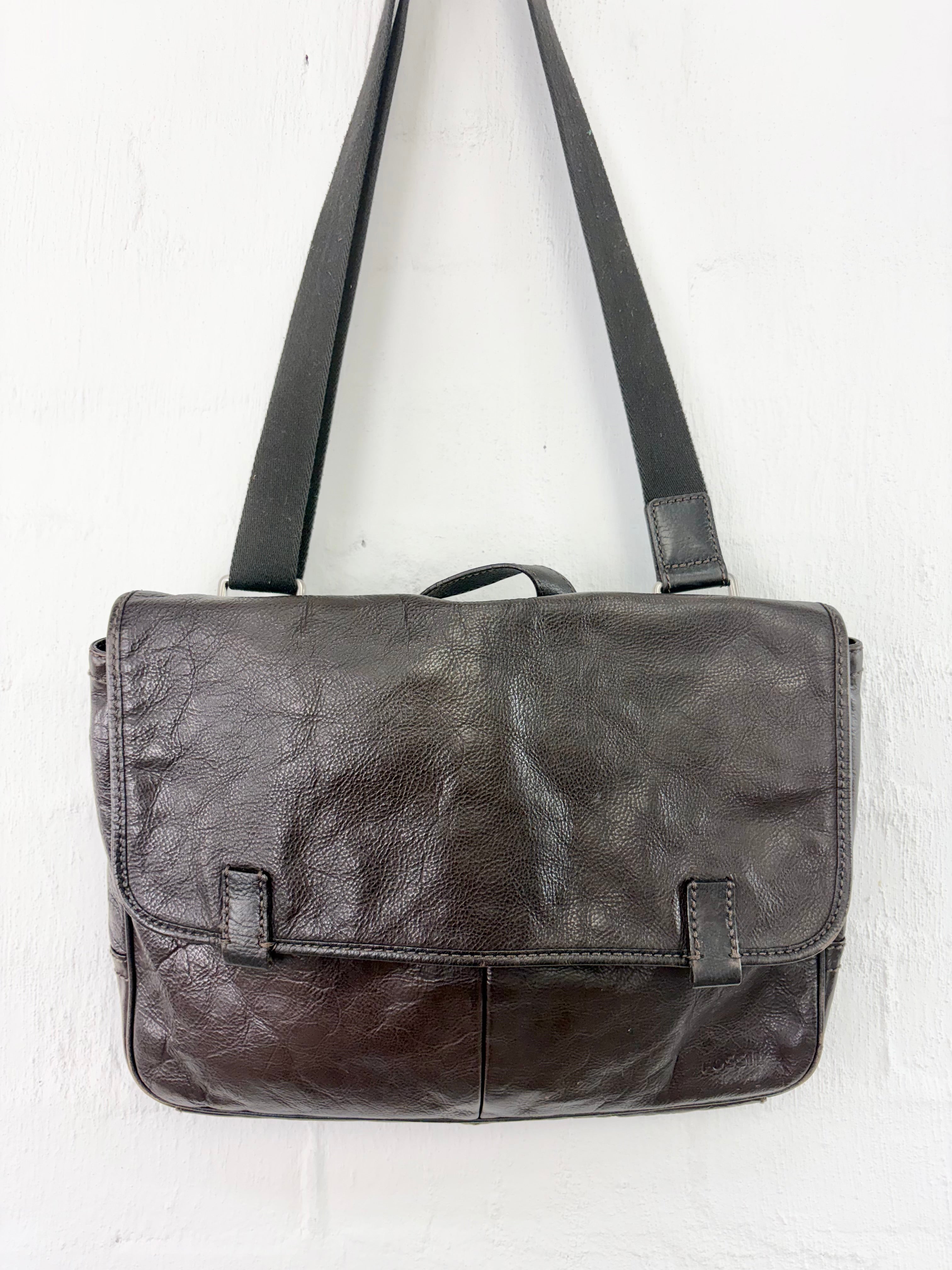 Fossil Chocolate Leather Satchel