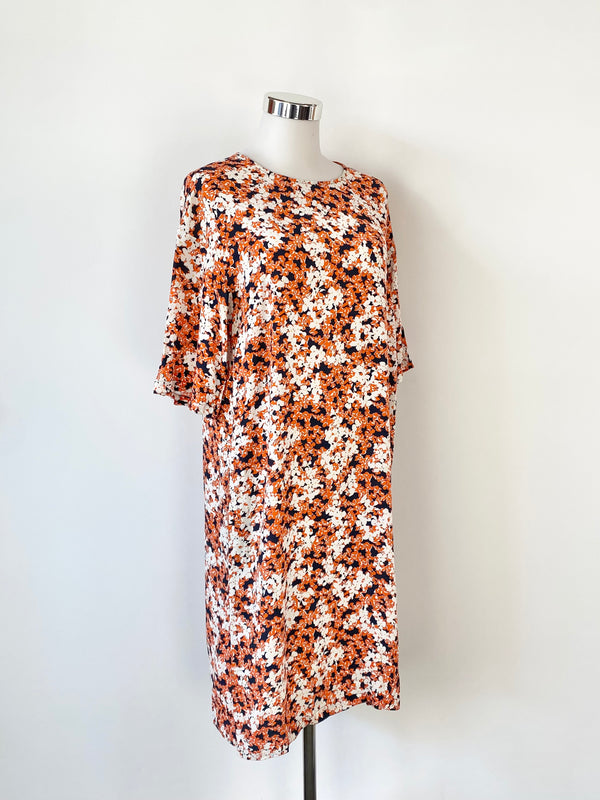 Marimekko Orange & White 'Henriikka' Dress - AU8