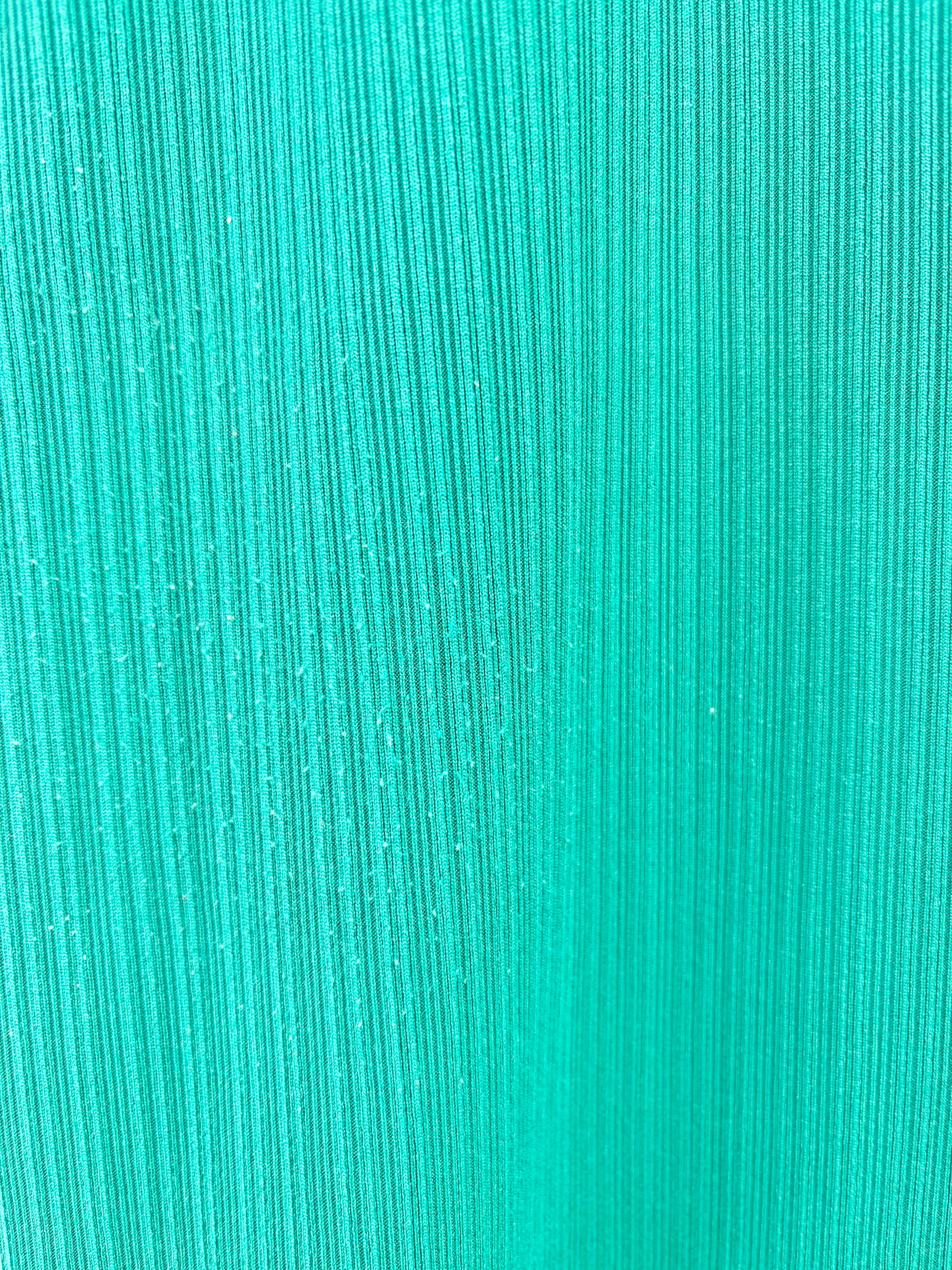 Kuwaii Green Rib Knit Tank Dress - AU14