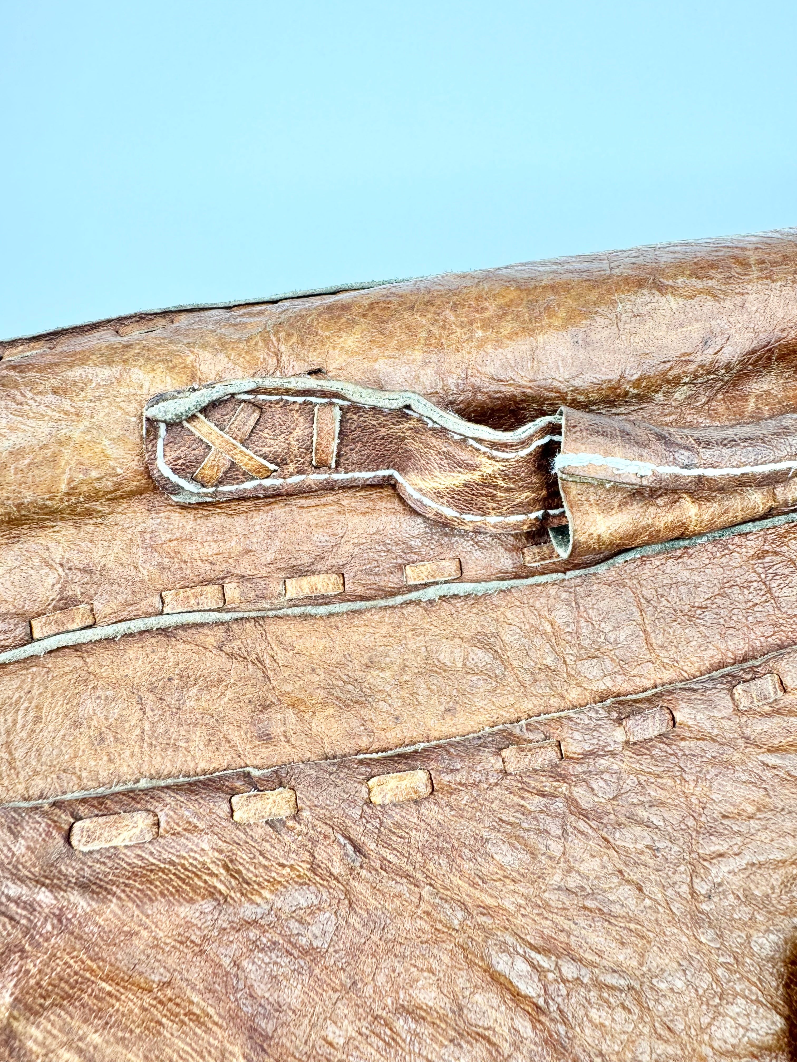 Handmade Tan Leather Satchel